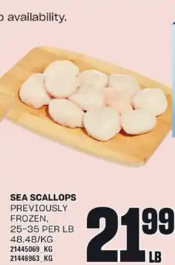 Loblaws SEA SCALLOPS, 25-35 PER LB offer