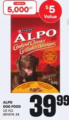Loblaws ALPO DOG FOOD, 16 KG offer