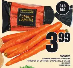 Loblaws FARMER'S MARKET CARROTS, 3 LB BAG offer