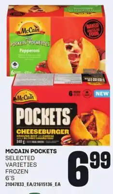 Loblaws MCCAIN POCKETS, 6'S offer
