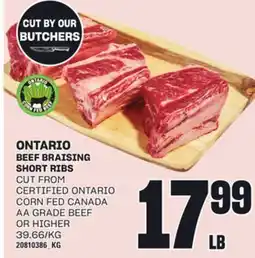 Loblaws BEEF BRAISING SHORT RIBS offer