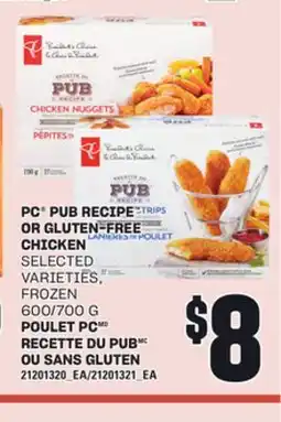 Independent Grocer PC PUB RECIPE OR GLUTEN-FREE CHICKEN, 600/700 G offer