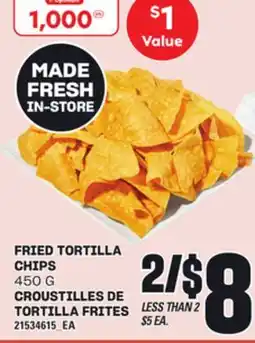Independent Grocer FRIED TORTILLA CHIPS 450 G offer