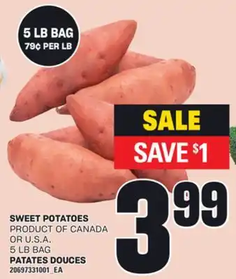 Independent Grocer SWEET POTATOES, 5 LB BAG offer