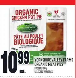 Metro YORKSHIRE VALLEY FARMS ORGANIC MEAT PIES offer