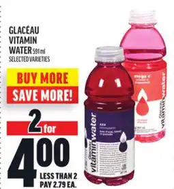 Metro GLACÉAU VITAMIN WATER offer