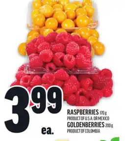 Metro RASPBERRIES OR GOLDENBERRIES offer