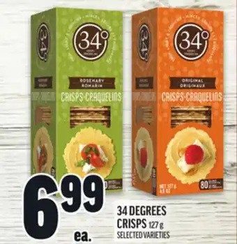 Metro 34 DEGREES CRISPS offer