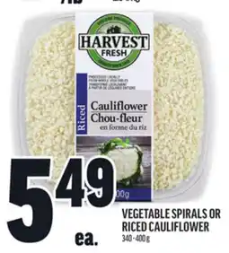 Metro VEGETABLE SPIRALS OR RICED CAULIFLOWER offer