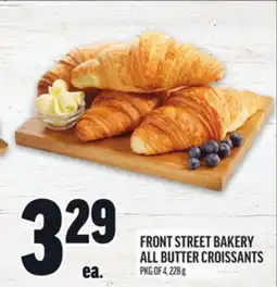 Metro FRONT STREET BAKERY ALL BUTTER CROISSANTS offer