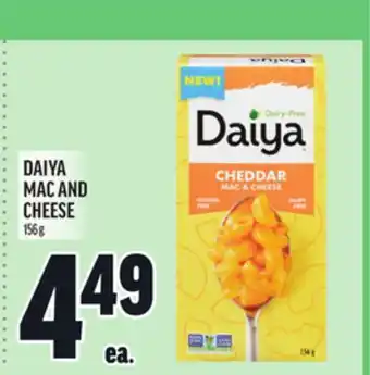 Metro DAIYA MAC AND CHEESE offer