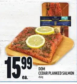 Metro DOM CEDAR PLANKED SALMON offer