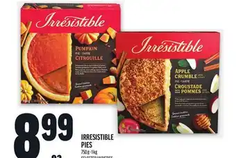 Metro IRRESISTIBLE PIES offer