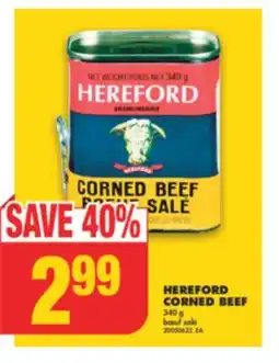 No Frills HEREFORD CORNED BEEF 340 g offer