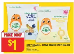 No Frills BABY BELLIES or LITTLE BELLIES BABY SNACKS, 8/12 g offer