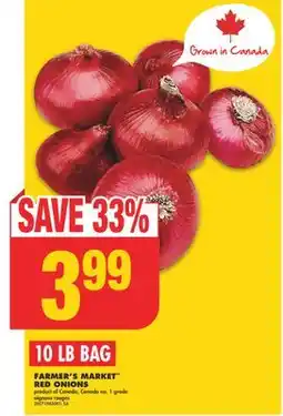 No Frills FARMER'S MARKET RED ONIONS offer
