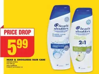 No Frills HEAD & SHOULDERS HAIR CARE, 315-370 mL offer