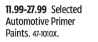 Canadian Tire Dupli-Color Selected Automotive Primer Paints offer