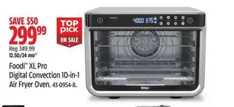 Canadian Tire Ninja Foodi XL Pro Digital Convection 10-in-1 Air Fryer Oven offer