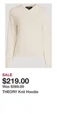 Holt Renfrew THEORY Knit Hoodie offer