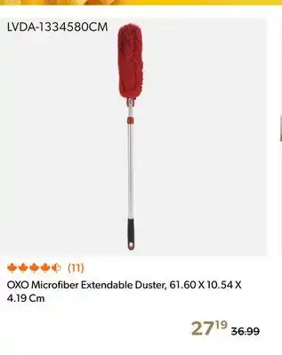 Shopper+ OXO Microfiber Extendable Duster, 61.60 X 10.54 X 4.19 Cm offer