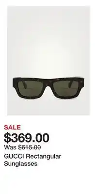 Holt Renfrew GUCCI Rectangular Sunglasses offer