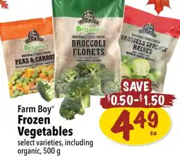 Farm Boy Farm Boy Frozen Vegetables offer