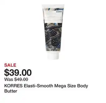 TSC Stores KORRES Elasti-Smooth Mega Size Body Butter offer