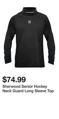 Sport Chek Sherwood Senior Hockey Neck Guard Long Sleeve Top offer