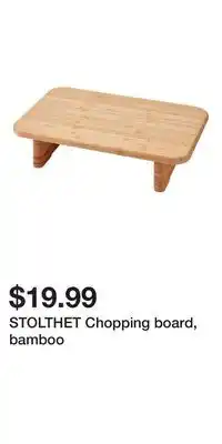 IKEA STOLTHET Chopping board, bamboo offer