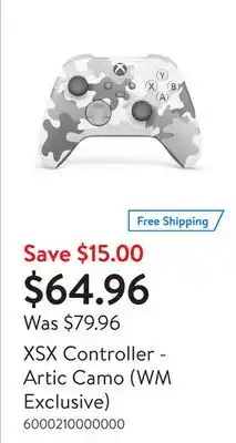 Walmart XSX Controller - Artic Camo (WM Exclusive) offer