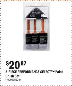 Home Depot 3-PIECE PERFORMANCE SELECT Paint Brush Set offer