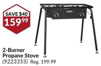 Princess Auto 2-Burner Propane Stove offer
