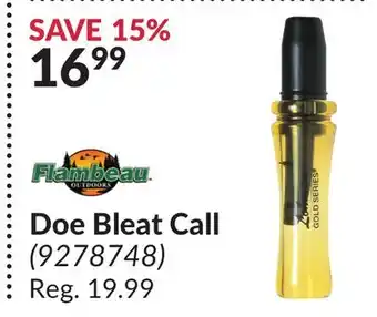 Princess Auto Doe Bleat Call offer