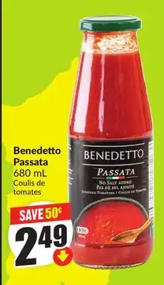 Chalo FreshCo Benedetto Passata 680 mL offer