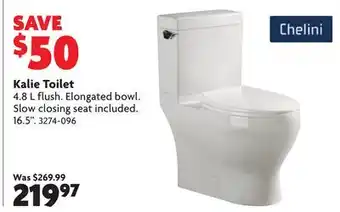 Home Hardware Kalie Toilet offer