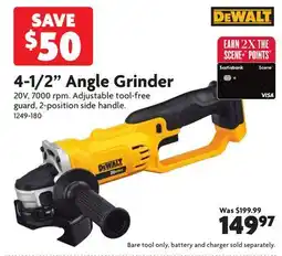 Home Hardware 4-1/2 Angle Grinder offer