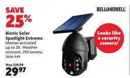 Home Hardware Bionic Solar Spotlight Extreme offer