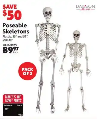 Home Hardware Poseable Skeletons offer