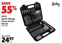 Home Hardware Quick Change Power Driver Bit Set offer