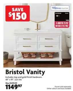 Home Hardware Bristol Vanity offer