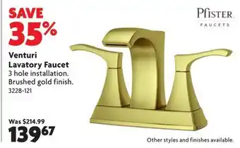 Home Hardware Venturi Lavatory Faucet offer