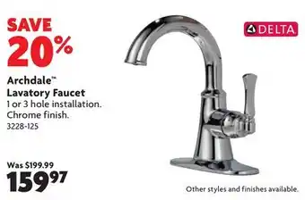 Home Hardware Archdale Lavatory Faucet offer
