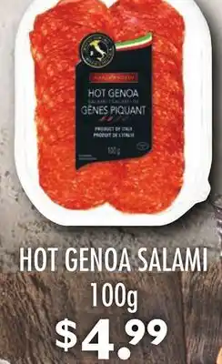 Chalo FreshCo HOT GENOA SALAMI 100g offer