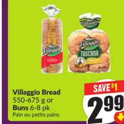 Chalo FreshCo Villaggio Bread 550-675 g or Buns 6-8 pk offer