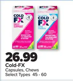 PharmaChoice Cold-FX Capsules, Chews offer