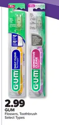 PharmaChoice GUM Flossers, Toothbrush offer