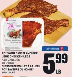 Independent City Market PC WORLD OF FLAVOURS JERK CHICKEN LEGS offer