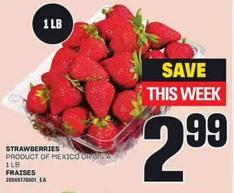 Independent City Market STRAWBERRIES, 1 LB offer