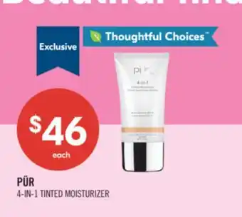 Shoppers Drug Mart PÜR 4-IN-1 TINTED MOISTURIZER offer